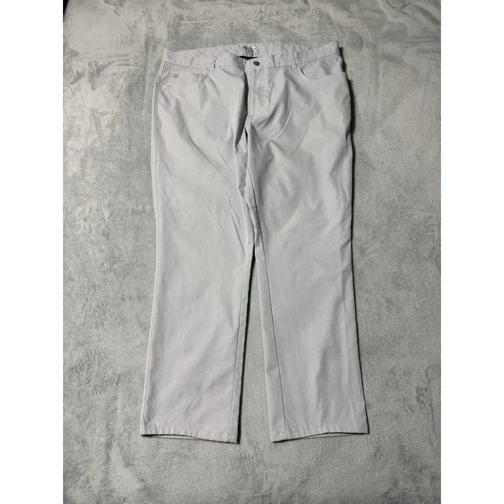 Peter Millar EB66 Performance Five Pocket Pants Mens 39x28 British Grey